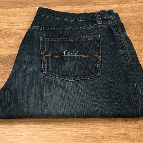 FCUK Jeans Regular Straight Leg Dark Wash Size 38 - Picture 2 of 10